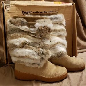 Pajar Rabbit Fur Boots